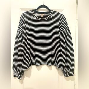 Banana Republic Striped Long Sleeve Top